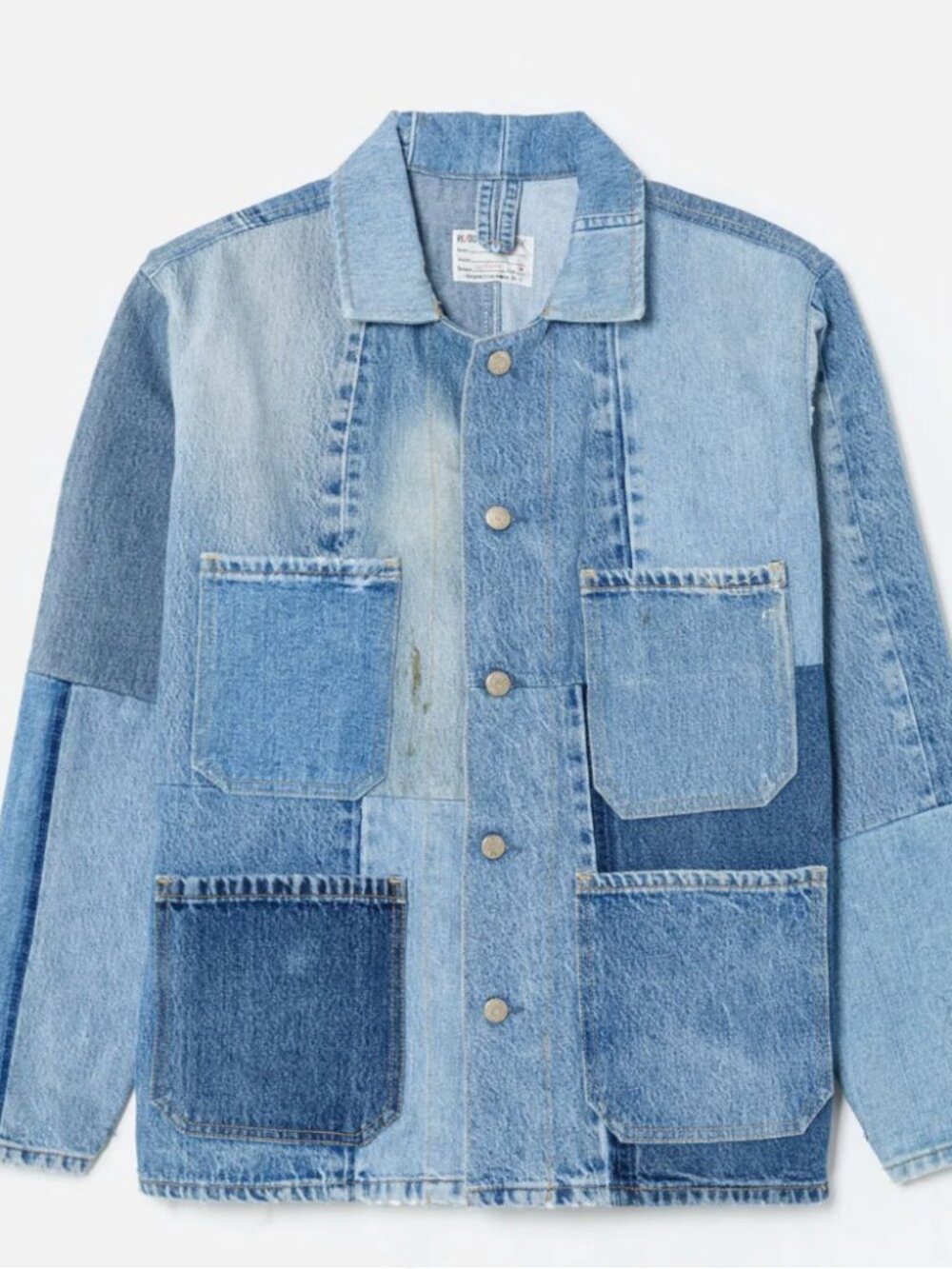 Re/Done Quilted Denim Barn Jacket